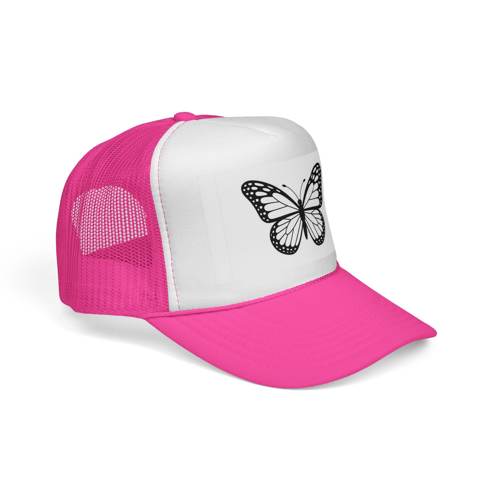 Butterfly Trucker Cap - Trendy Adjustable Hat, Outdoor Fashion, Festival Gear, Gift for Nature Lovers, Summer Accessory