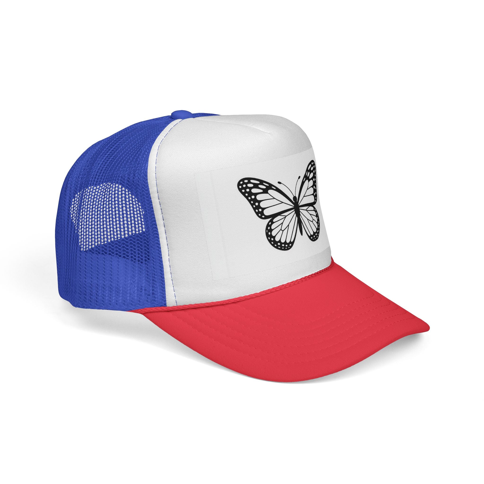 Butterfly Trucker Cap - Trendy Adjustable Hat, Outdoor Fashion, Festival Gear, Gift for Nature Lovers, Summer Accessory