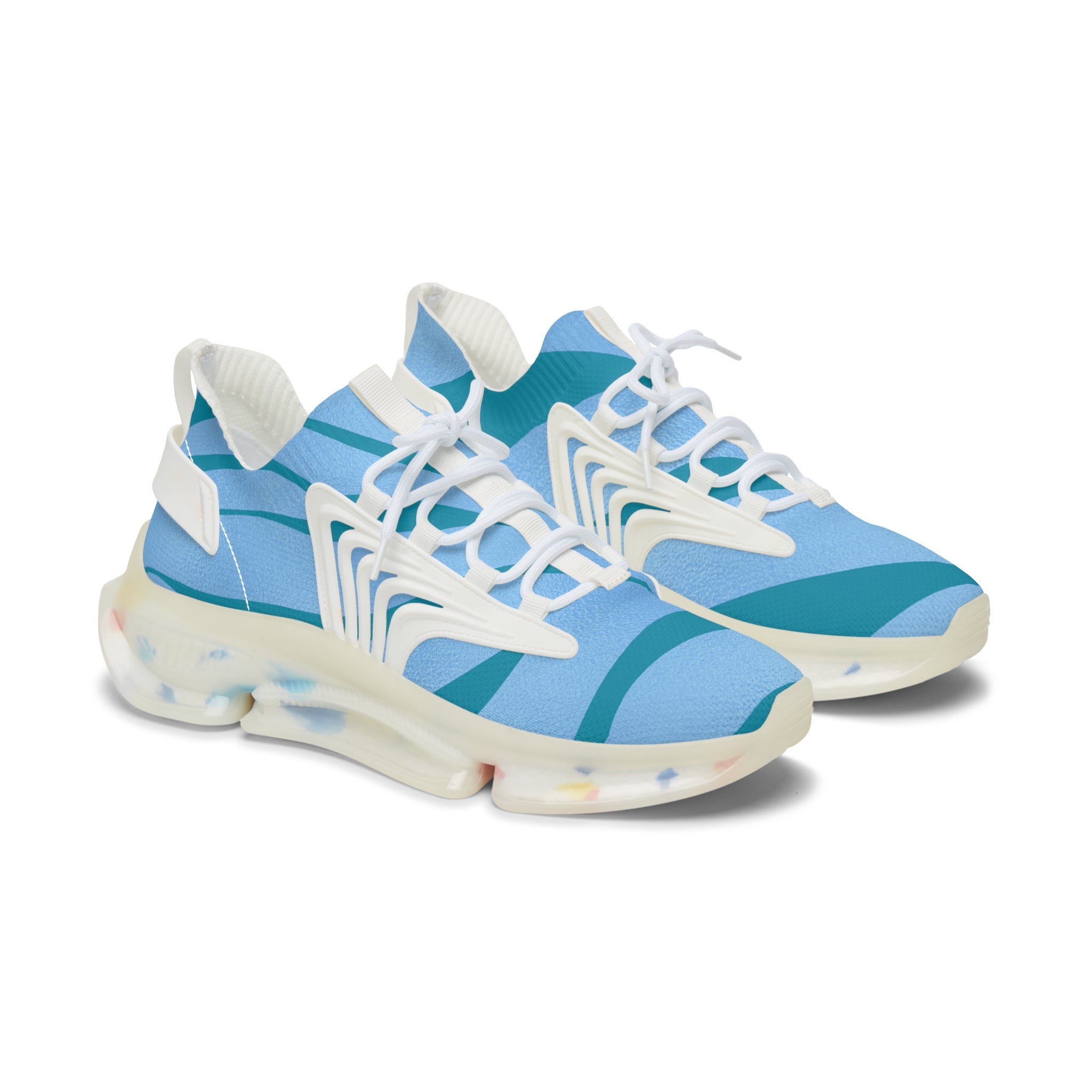 Women's Sporty Mesh Sneakers - Comfortable, Breathable, Trendy Footwear for Active Lifestyles, Gym, Casual Wear, Fashion Forward