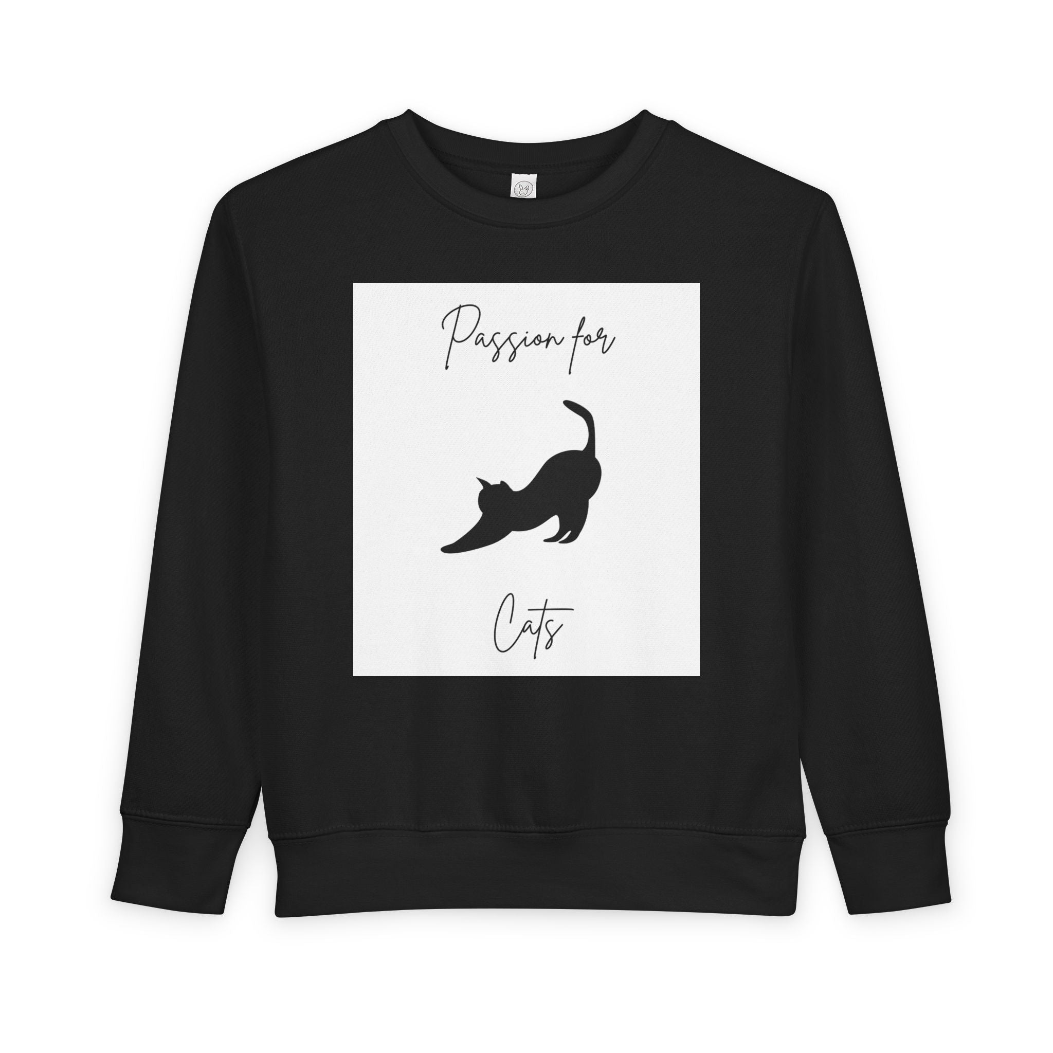 Toddler Cat Lover Sweatshirt, Perfect Gift for Cat Moms, Cute Childrenswear, Pet-Themed Apparel, Cozy Everyday Wear, Animal Lover Clothing