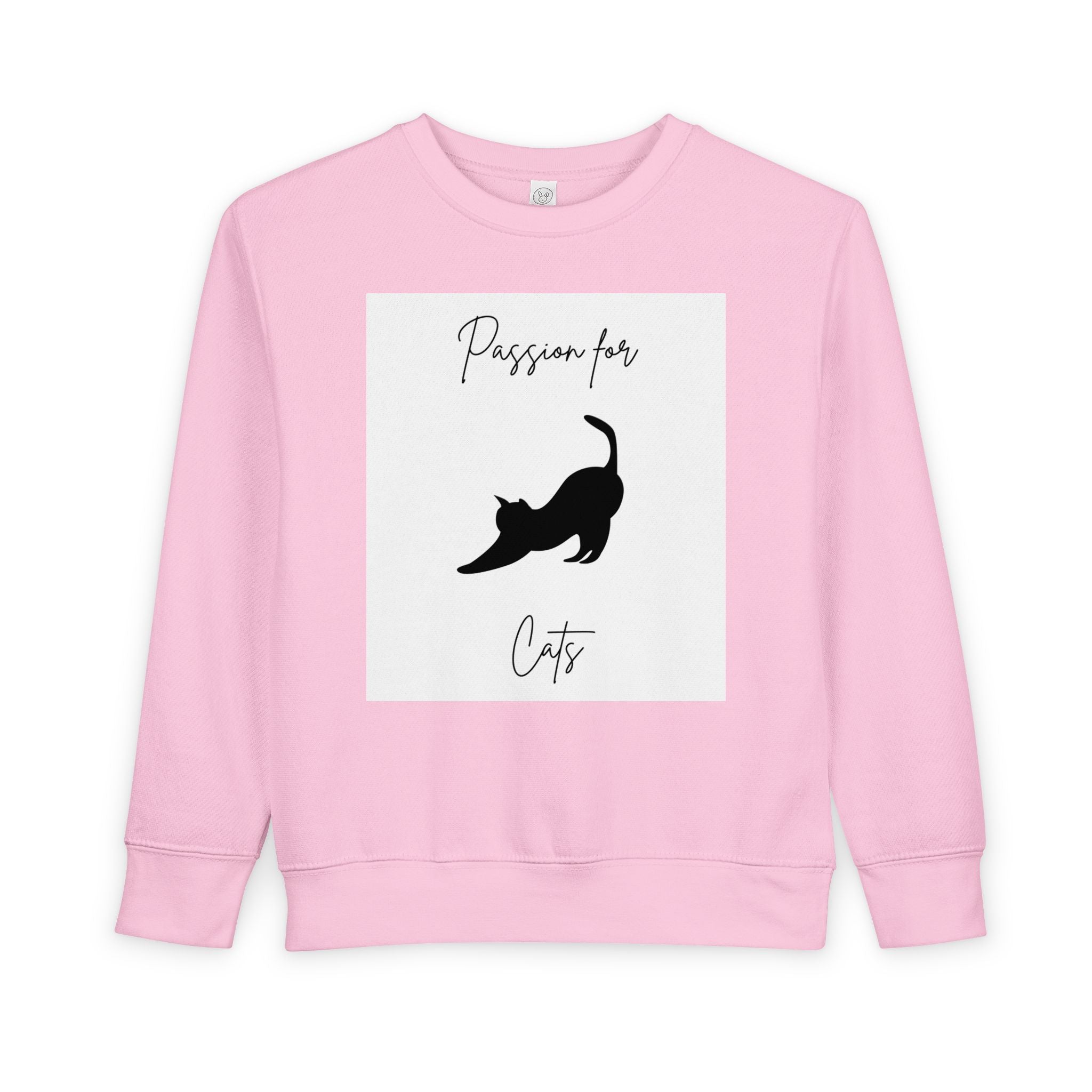 Toddler Cat Lover Sweatshirt, Perfect Gift for Cat Moms, Cute Childrenswear, Pet-Themed Apparel, Cozy Everyday Wear, Animal Lover Clothing