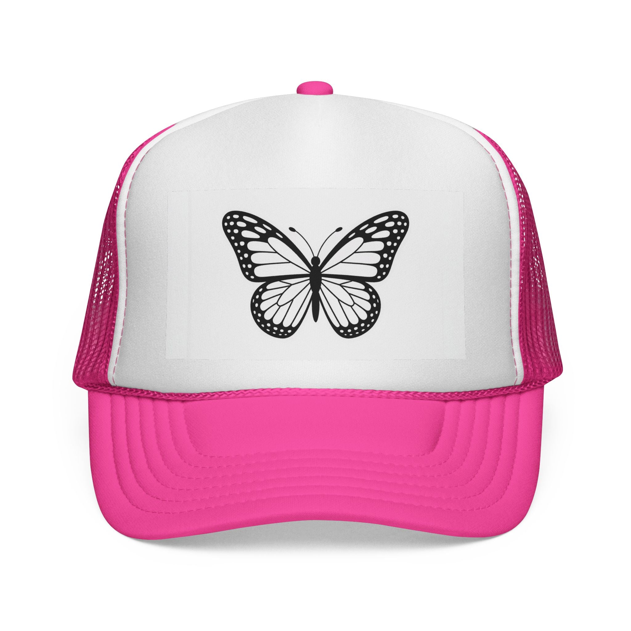 Butterfly Trucker Cap - Trendy Adjustable Hat, Outdoor Fashion, Festival Gear, Gift for Nature Lovers, Summer Accessory