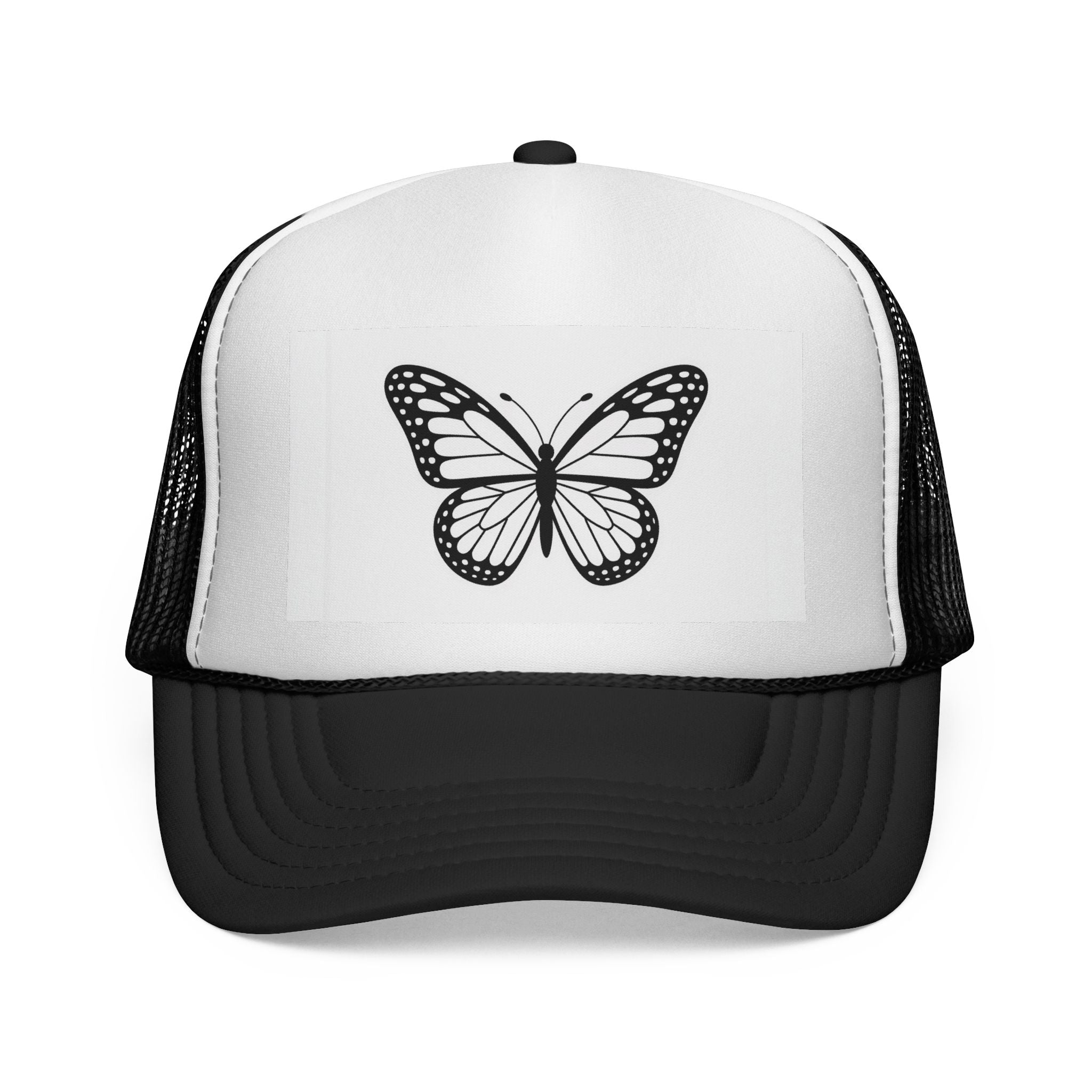 Butterfly Trucker Cap - Trendy Adjustable Hat, Outdoor Fashion, Festival Gear, Gift for Nature Lovers, Summer Accessory