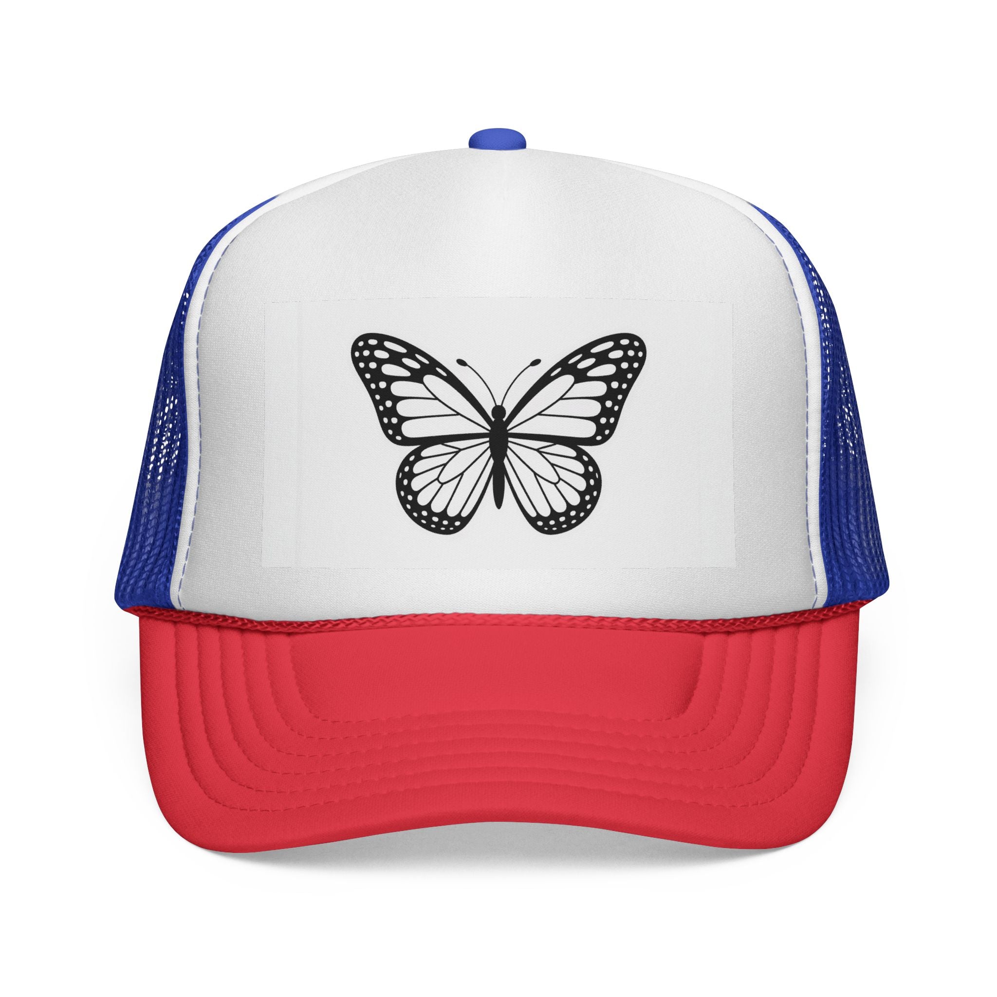 Butterfly Trucker Cap - Trendy Adjustable Hat, Outdoor Fashion, Festival Gear, Gift for Nature Lovers, Summer Accessory