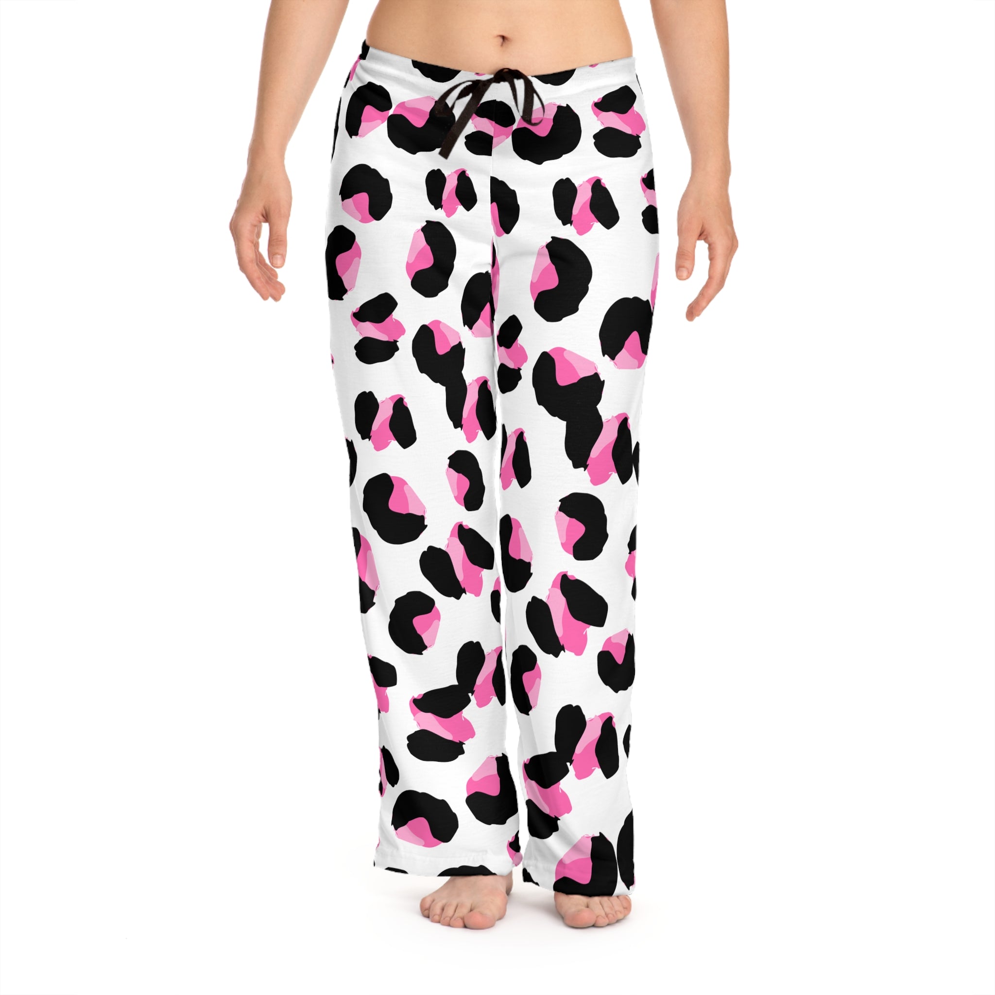 Stylish Women's Pajama Pants, Cozy Sleepwear, Leopard Print Lounge Pants, Fashionable Nightwear, Cute Gift for Her