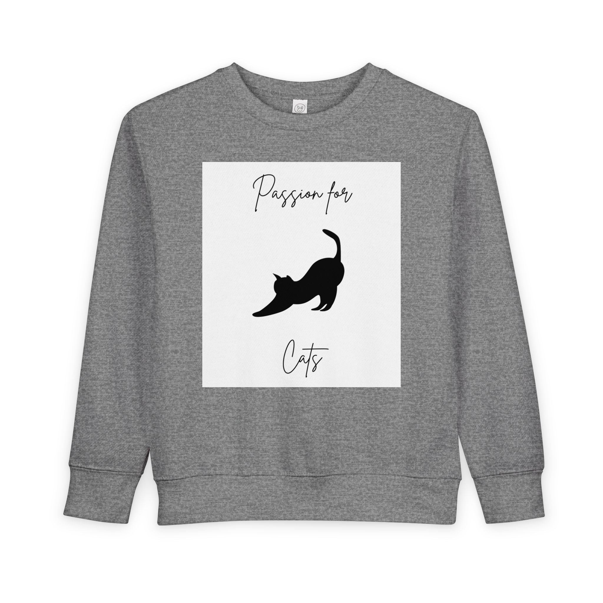 Toddler Cat Lover Sweatshirt, Perfect Gift for Cat Moms, Cute Childrenswear, Pet-Themed Apparel, Cozy Everyday Wear, Animal Lover Clothing