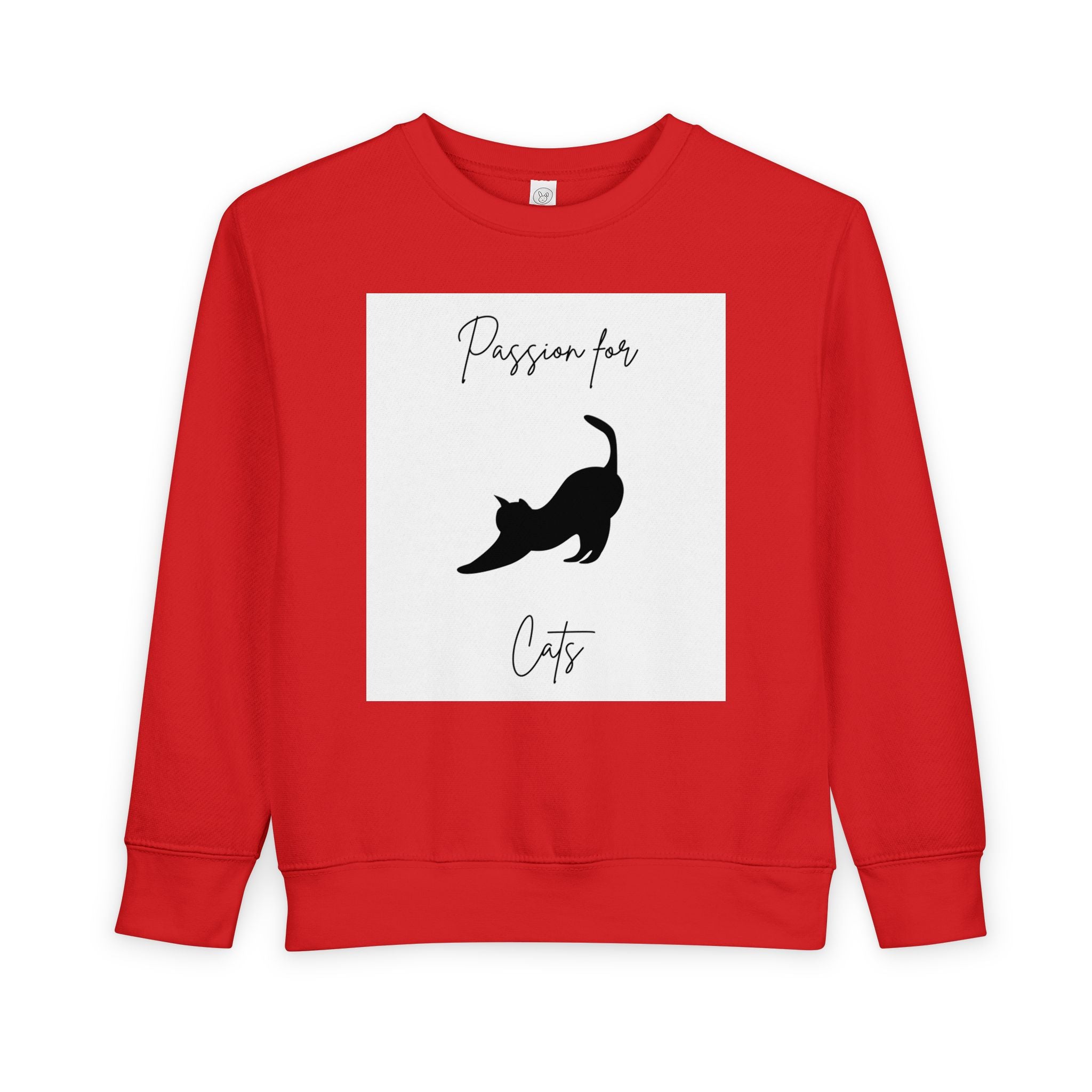 Toddler Cat Lover Sweatshirt, Perfect Gift for Cat Moms, Cute Childrenswear, Pet-Themed Apparel, Cozy Everyday Wear, Animal Lover Clothing