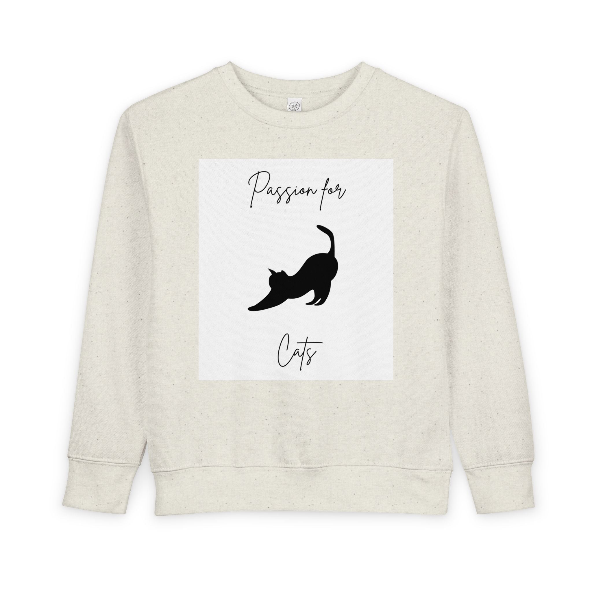 Toddler Cat Lover Sweatshirt, Perfect Gift for Cat Moms, Cute Childrenswear, Pet-Themed Apparel, Cozy Everyday Wear, Animal Lover Clothing