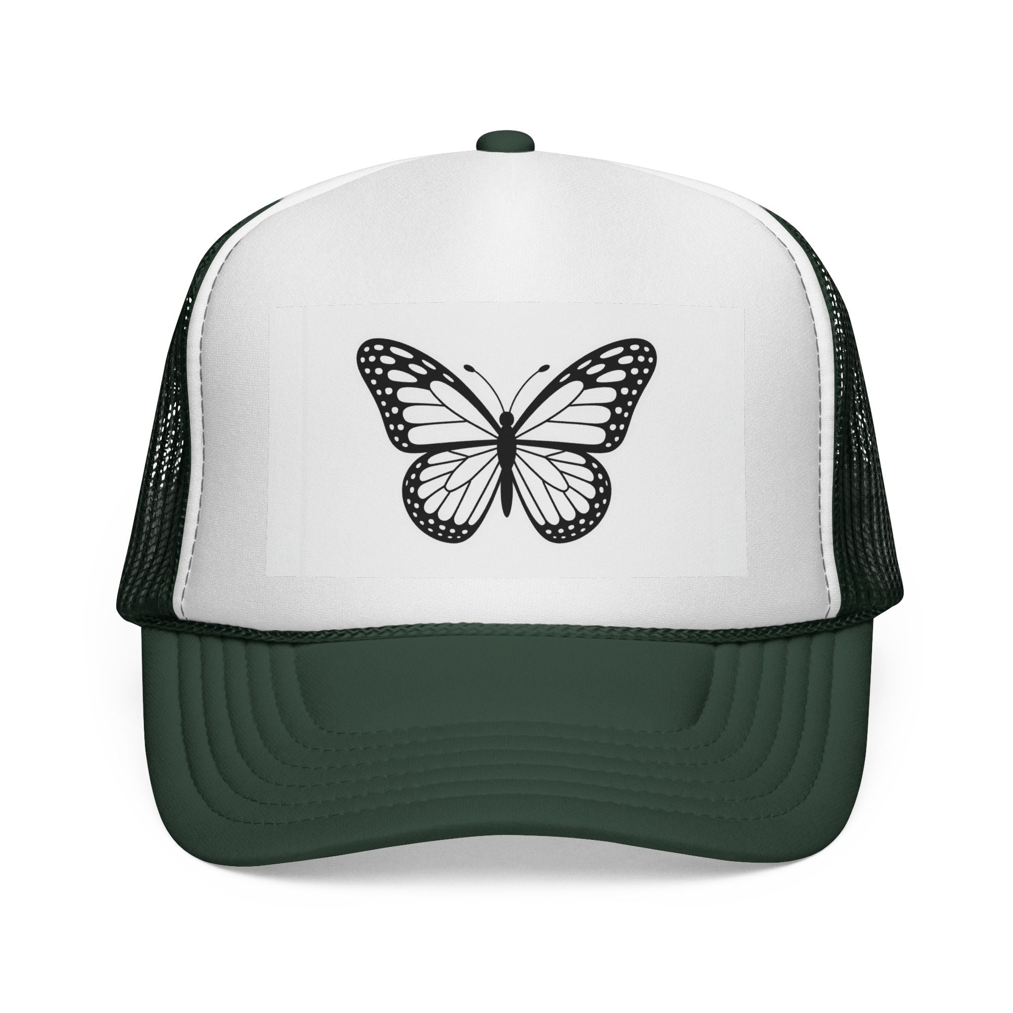 Butterfly Trucker Cap - Trendy Adjustable Hat, Outdoor Fashion, Festival Gear, Gift for Nature Lovers, Summer Accessory