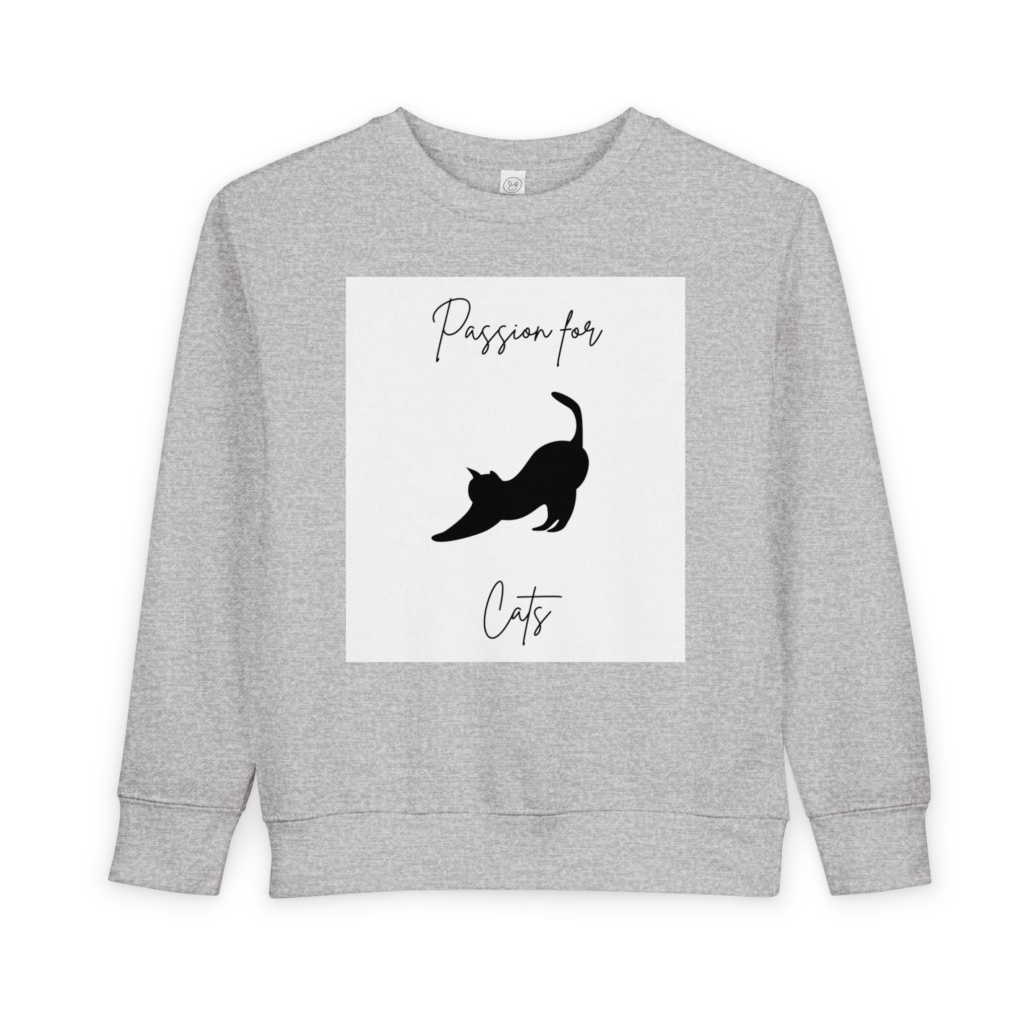 Toddler Cat Lover Sweatshirt, Perfect Gift for Cat Moms, Cute Childrenswear, Pet-Themed Apparel, Cozy Everyday Wear, Animal Lover Clothing
