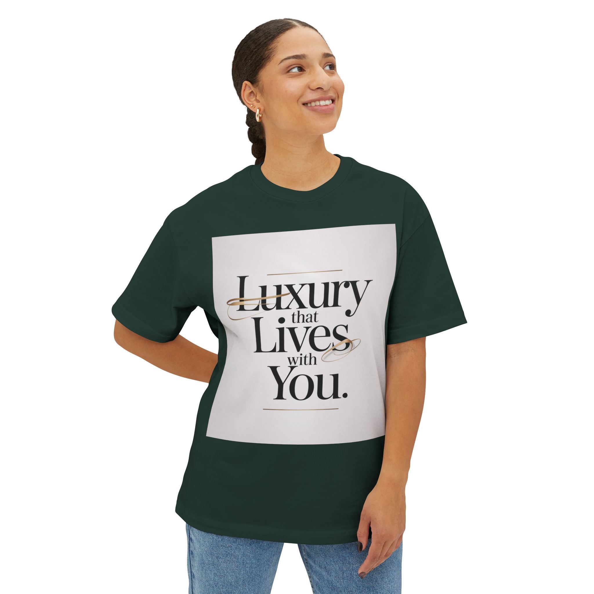 Oversized Tee Luxury Typography Poster Design Shirt
